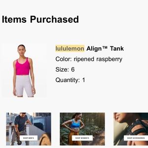 Lululemon Align Tank in a Sold Out Shade!